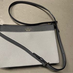 Kate spade small crossbody bag. Gray